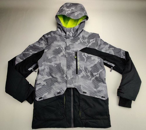 obermeyer gray ski jacket