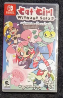 CAT GIRL WITHOUT SALAT #145 LIMITED RUN GAMES SWITCH NEW AND SEALED NO LRG CARD 