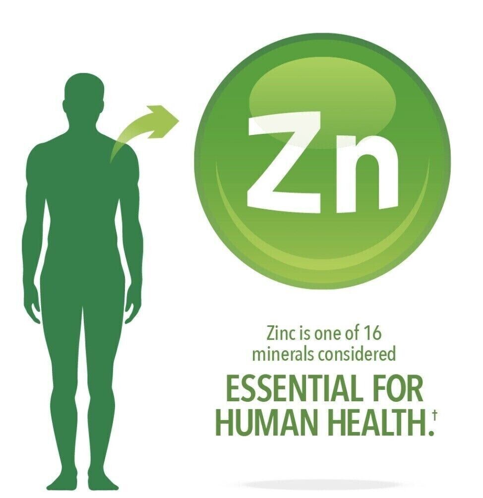 Nature's Bounty Zinc Supports Immune Health 50mg 400 Caplets expire 04/