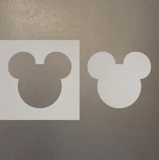 Mickey Mouse Ears Plastic Mylar Stencil Airbrush Painting Art Supplies