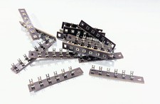 VINTAGE L&ouml;tleiste 6polig DEFRA Radio Verst&auml;rker Modellbau 55mm x 9mm NOS
