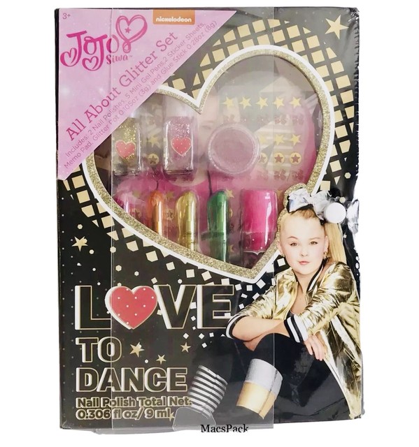 Jojo Siwa Bow Tastic All About Glitter Love To Dance Glam Nail Polish