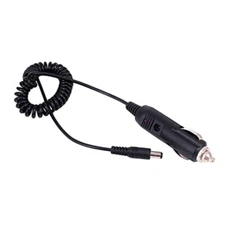 12V DC 5.5mmx2.1mm Car Cigarette Lighter Power Plug Cord Adapter Spring Cable