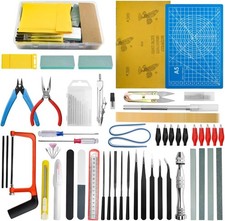 85 PCS Model Tools Kit Hobby Building Tool Craft Set Modeler Basic DIY Tools for
