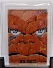 SKYBOX: 2024 MARVEL MASTERPIECES '92 PLATINUM / THING #91 / Clear Cut
