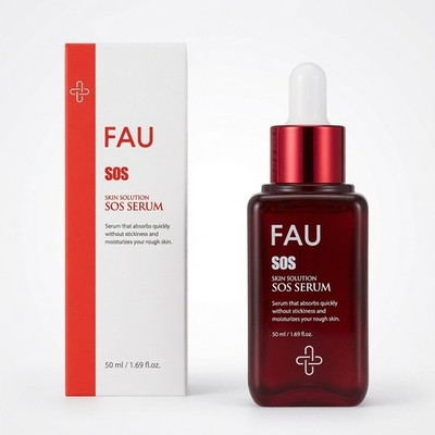 FAU Skin Solution SOS Serum 100ml Cica Propolis Tea Tree Sensitive Red Skin Care