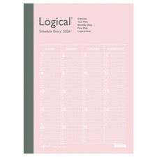 Nakabayashi Logical Diary 2026 A6/Pink NS-A602-26AP