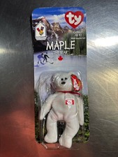 TY Beanie Baby Maple The Bear McDonalds Stuffed Animal Plush Toy New NIP