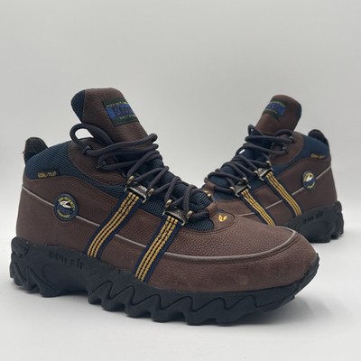 Etonic Dri-Summit Gore-Tex Hiking Boots Mid Top Laces Shoes Navy Brown Men's 13