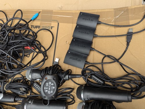 Lot de 42 microphones PS2 PS3 Wii Xbox 360 Joblot Logitech Guitar Hero Rockband - Photo 11/12