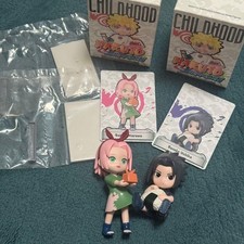 POPMART Naruto Childhood Sasuke  Sakura Mini Figure Set Anime