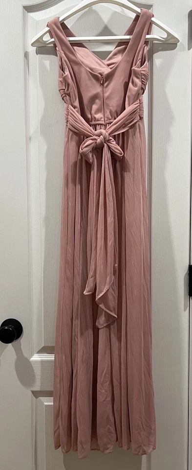 Girl's Modern David's Bridal Pink Fairytale Princess Formal Dress - Size 10 - Image 3 of 4