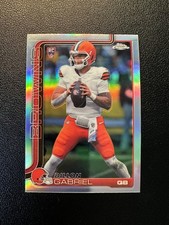 2025 Topps Chrome Football Dillon Gabriel RC Refractor #317 Browns