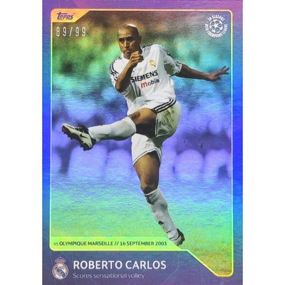 Topps UCL 30 Seasons - Roberto Carlos Real Madrid Legend /99