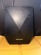 NETGEAR Nighthawk X6 AC2200 EX7700 Tri-Band WiFi Extender, Ethernet, Black
