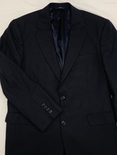 VTG Brooks Brothers 346 Navy Blue Wool w/Stretch Blazer Rayon Lining 40R EUC