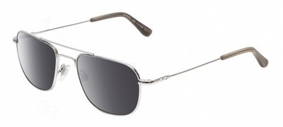 American Optical Checkmate Unisex Pilot Designer Polarisiert Sonnenbrille Silber