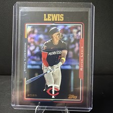 2025 Topps Archives - 2005 Topps Royce Lewis #222 Black Foilboard