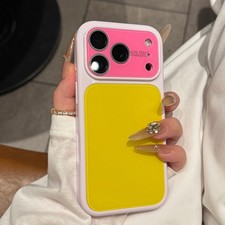 For iPhone 17 16 15 14 13 Pro Max Shockproof Lens Frame Protective Case Cover