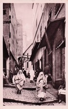 ALGERIA ALGIERS UNE RUE DE LA CASBAH