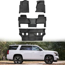 For 2015-2020 Chevrolet Tahoe Gmc Yukon Tpe 3d 4x Floor Mats Liners 3rd Row Set