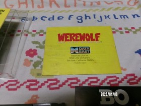 #758 NES Nintendo Werewolf The Last Warrior CIB (collectible) 💯 AUTHENTIC 😃
