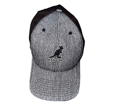 Kangol Flex Fit Hat  Gray Embroidered Logo SM/MD Men s 
