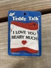 Vintage Russ Teddy Talk Shirt NOS  I Love You Beary Much  Bear Outfit Taiwan