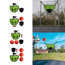 Mini Trampoline Basketball Hoop for Dunking Outdoor Basketball