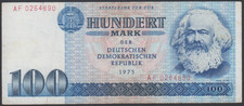 Germany Democratic Republic 100 Mark  1975-86  VF P. 31, Banknotes, Circulated