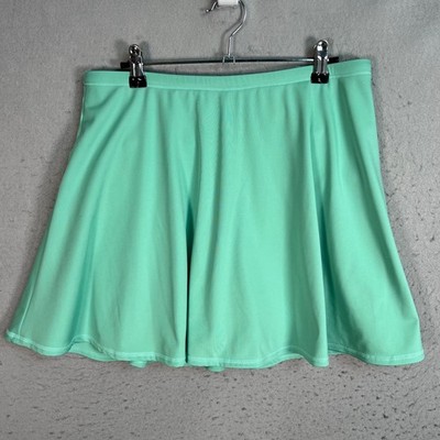 Threads 4 Thought Womens Size XL Green ReActive  Skater Skirt w/ Liner