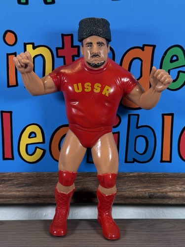 WWF LJN 1984 Series 1 Nikolai Volkoff w/ Hat! Near...