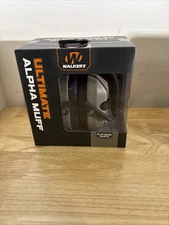 Walker's Ultimate Alpha Power Muff Electronic Earmuffs (NRR 26dB) Earth Shooting