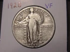 1928 STANDING LIBERTY QUARTER VF POPULAR BETTER DATE ORIGINAL COIN