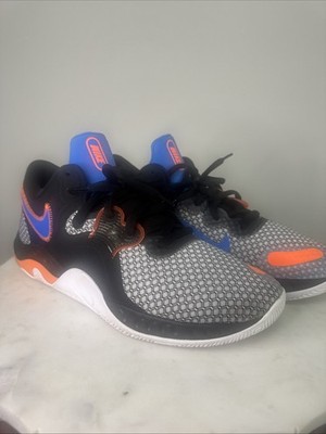 Size 14 Nike Renew Elevate 2 Shoes Mens Black Blue Orange Basketball CW3406-003