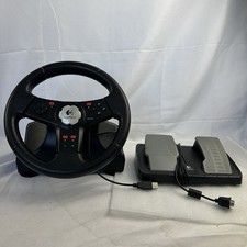 Logitech Formula Vibration Feedback Wheel E-UK12 PC Gaming Steering Wheel Pedals