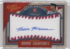 2019 Panini Leather & Lumber 34/75 Kevin Kramer #126 Auto 19wd