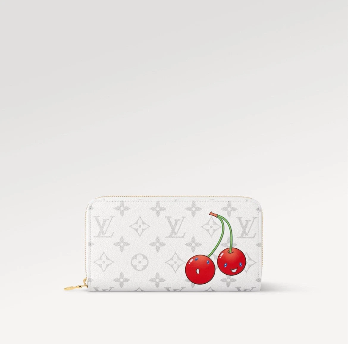 LOUIS VUITTON（LV） ? Portafoglio Louis Vuitton Cherry Murakami M14240 LV x TM Cerise con cerniera