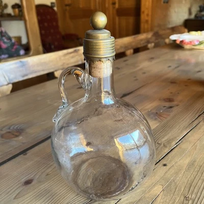 bouteille ancienne Verre Liqueur - Photo 1/4