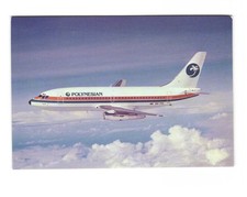 Polynesian Airlines Boeing 737 postcard Unposted