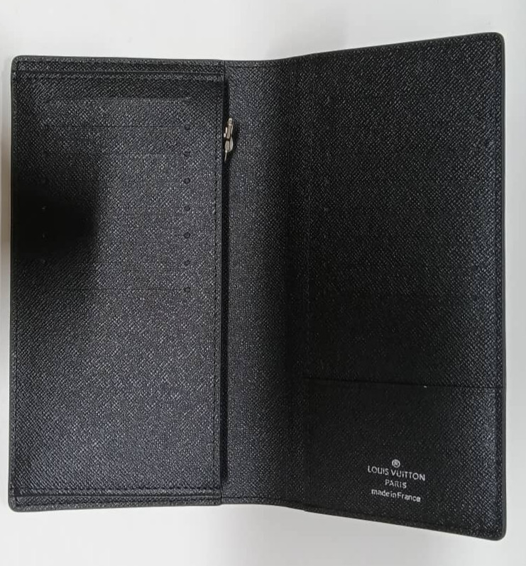 Louis Vuitton Monogram Eclipse Brazza Canvas Long… - image 9