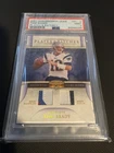 2007 Donruss Gridiron Gear Plates And Patches Tom Brady PSA 9 /100 3 Color Patch