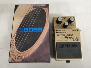 BOSS AD 2 Acoustic Preamp Guitar Effects Pedal