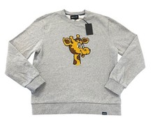 NEW Bonobos x Toys R Us Geoffrey Mens Crewneck Sweatshirt Gray Size X-Large XL