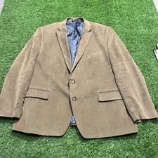 Lauren Ralph Lauren Brown Corduroy 2-Piece Suit 50R Regular Fit Elbow Patches