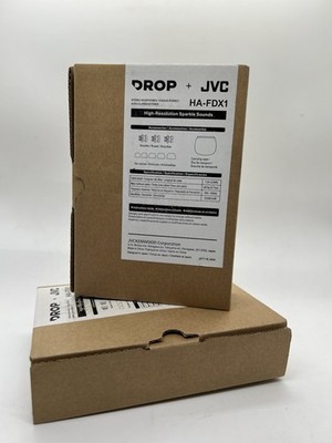 DROP + JVC HA-FDX1 IEM Dual Carbon Earphones Headphones - Silver