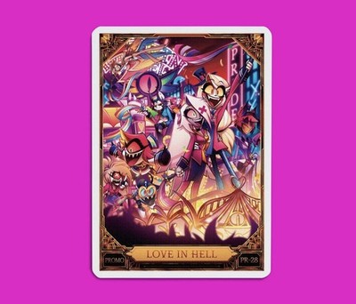 Купить hazbin hotel trading cards after the battle promo pr 14