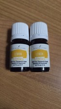 2 Young Living Essential Oil Lemon 5ml New/Sealed .