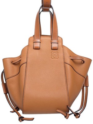 LOEWE Hammock Leather Drawstring Shoulder Bag