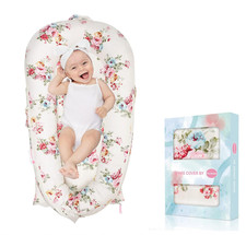 Baby Lounger Cover for DockATot Deluxe , 100 Cotton, Rose